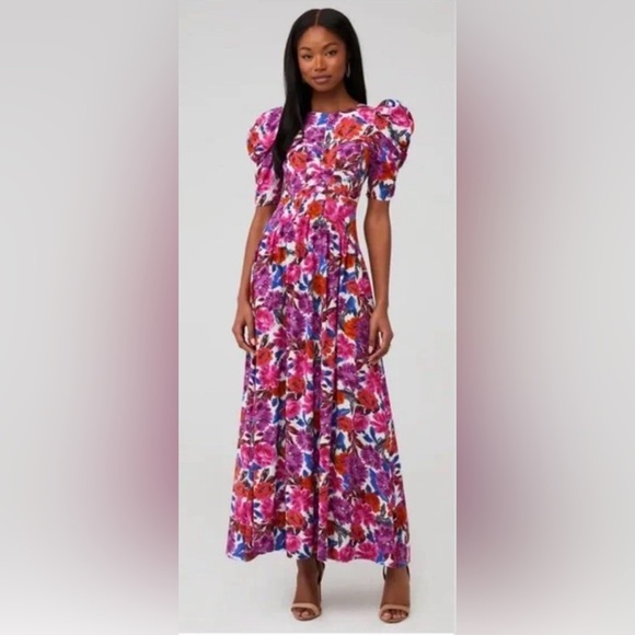 For Love And Lemons Dresses & Skirts - For Love & Lemons Cassandra Floral Maxi Dress M